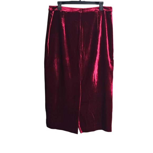 Women's - Boden Lorna Velvet Pencil Skirt, Size 12 - Picture 7 of 7